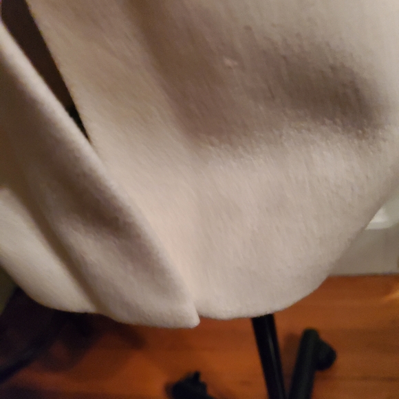 BeBe wool Winter White double-breasted coat with dramatic collar sz M - Picture 12 of 16